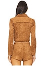 view 3 of 4 x REVOLVE Lucas Suede Jacket in Tan