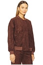view 2 of 4 x REVOLVE Vero Suede Bomber Jacket in Cocoa