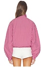 view 4 of 6 Como Bomber Jacket in Ivory & Red