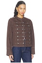view 3 of 5 Emma Jacket in Cocoa