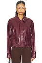 view 1 of 5 Karla Jacket in Burgundy
