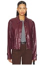 view 2 of 5 Karla Jacket in Burgundy