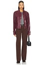 view 6 of 5 Karla Jacket in Burgundy