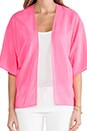 view 4 of 4 Kimono Jacket in Hibiscus