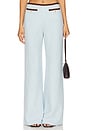 view 1 of 6 x REVOLVE Windsor Pant in Baby Blue & Chocolate Brown