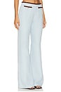 view 2 of 6 x REVOLVE Windsor Pant in Baby Blue & Chocolate Brown