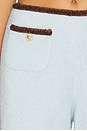 view 6 of 6 x REVOLVE Windsor Pant in Baby Blue & Chocolate Brown