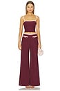 view 5 of 6 x REVOLVE Windsor Pant in Wine & Baby Pink
