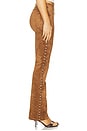 view 3 of 6 x REVOLVE Regency Suede Pants in Pecan