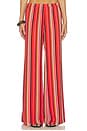 view 1 of 6 PANTALONES MARIKO in Soleil Stripes Print