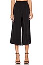 view 1 of 3 Cropped Wide Leg Pant in Black
