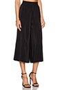 view 2 of 3 Cropped Wide Leg Pant in Black