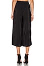 view 3 of 3 Cropped Wide Leg Pant in Black