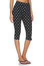 view 3 of 7 PANTALON CAPRI NICO in Black & Ivory