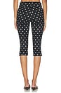 view 5 of 7 PANTALON CAPRI NICO in Black & Ivory