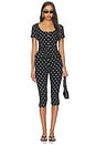 view 6 of 7 PANTALON CAPRI NICO in Black & Ivory