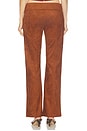 view 5 of 6 Robin Suede Pants in Chestnut