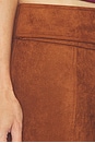 view 7 of 6 Robin Suede Pants in Chestnut