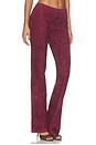 view 2 of 6 Regency Pants in Burgundy
