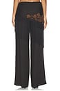 view 5 of 6 Calandra Pant in Black & Brown