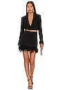 view 5 of 4 FALDA DESSA in Black
