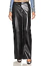 view 1 of 4 X Revolve Dossi Faux Leather Maxi Skirt in Black