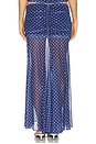 view 4 of 6 JUPE LEO in Navy Polka Dot