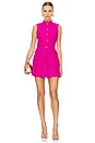 view 1 of 3 Evelyn Romper in Dark Hot Pink