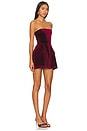 view 2 of 4 Strapless Bethany Romper in Burgundy