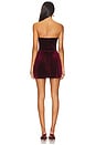 view 3 of 4 Strapless Bethany Romper in Burgundy