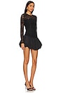 view 2 of 3 Lacey Skort Romper in Black