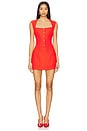 view 1 of 3 Georgie Skort Romper in Crimson