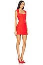 view 2 of 3 Georgie Skort Romper in Crimson