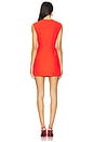 view 3 of 3 Georgie Skort Romper in Crimson