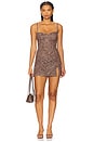 view 1 of 3 Taylor Skort Romper in Brown Paisley