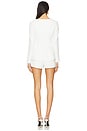 view 3 of 4 Long Sleeve Kya Romper in Ivory