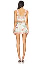 view 3 of 3 Lena Skort Romper in Postcard Print