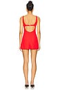 view 3 of 3 Francie Romper in Crimson