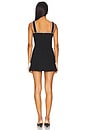 view 3 of 3 Avellina Skort Romper in Black & Ivory