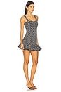 view 2 of 4 Mellie Skort Romper in Black & White