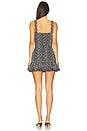 view 3 of 4 Mellie Skort Romper in Black & White