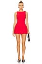 view 1 of 3 Katina Skort Romper in Candy Apple