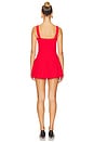 view 3 of 3 Katina Skort Romper in Candy Apple