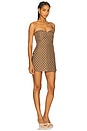 view 2 of 3 x REVOLVE Soho Skort Romper in Chocolate Brown Polka Dot