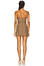 view 3 of 3 x REVOLVE Soho Skort Romper in Chocolate Brown Polka Dot