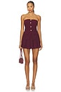 view 1 of 3 x REVOLVE Kourt Skort Romper in Wine