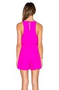 view 3 of 4 Chelsea Romper in Hot Pink Light