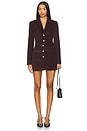 view 1 of 4 Peralta Blazer Romper in Aubergine