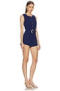 view 2 of 3 Fontaine Romper in Navy