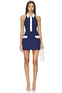 view 1 of 3 Archer Romper in Navy & Ivory